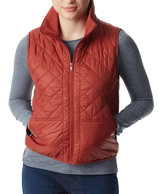 Bass Outdoor Women's Quilted Zip-Front Sleeveless Vest