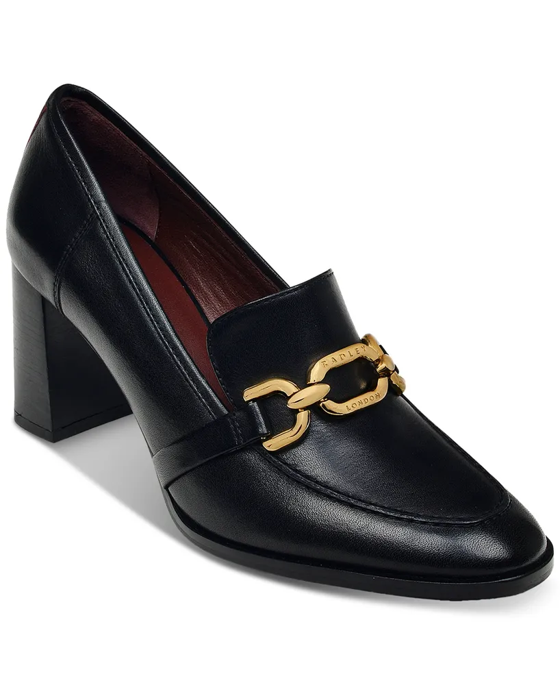 Radley London Women's Cavendish Mews Chunky Chain Block Heel Loafers