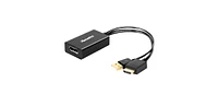 Xtrempro Hm-DP005MF Hdmi Plus Usb A & M to Display port p F Audio Video Adapter Cable