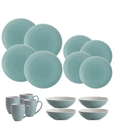 Nambe Pop 16 Piece Dinnerware Set, Service for 4