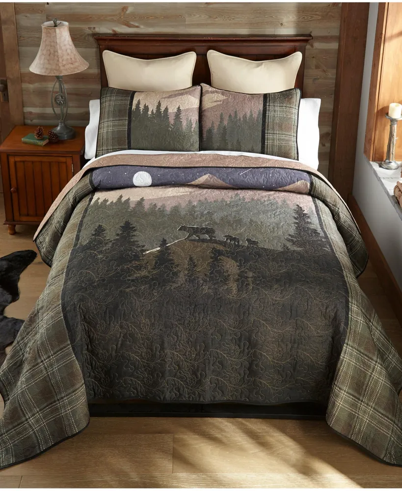 Donna Sharp Mountain Moon Prewashed 3 Piece Quilt Set