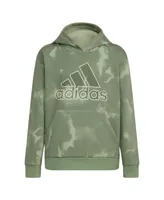 adidas Big Boys Long Sleeve Fluidity Printed Hoodie