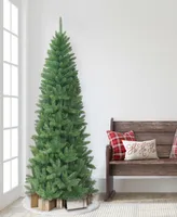 Puleo 7' Unlit Carson Artificial Pine Tree