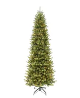 Puleo 7.5FT Pre-Lit Slim Franklin Fir Artificial Tree