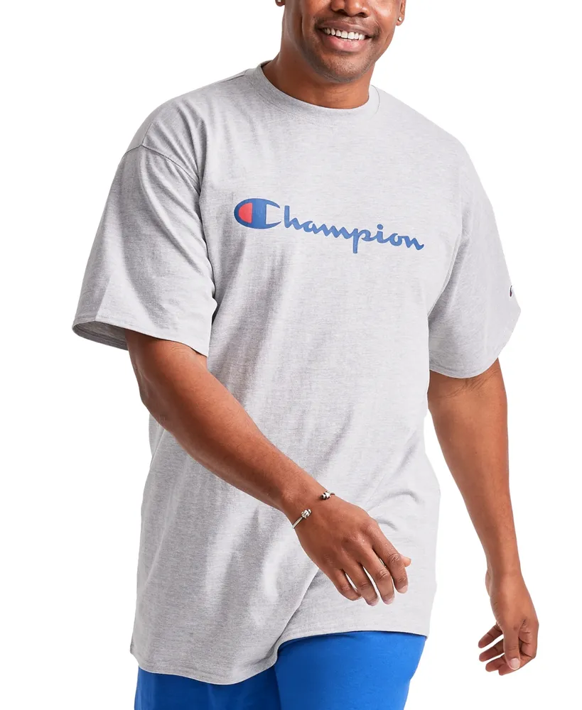 Champion Men's Big & Tall Classic Standard-Fit Logo Graphic T-Shirt