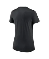 Women's Nike Black Usmnt Verbiage T-shirt