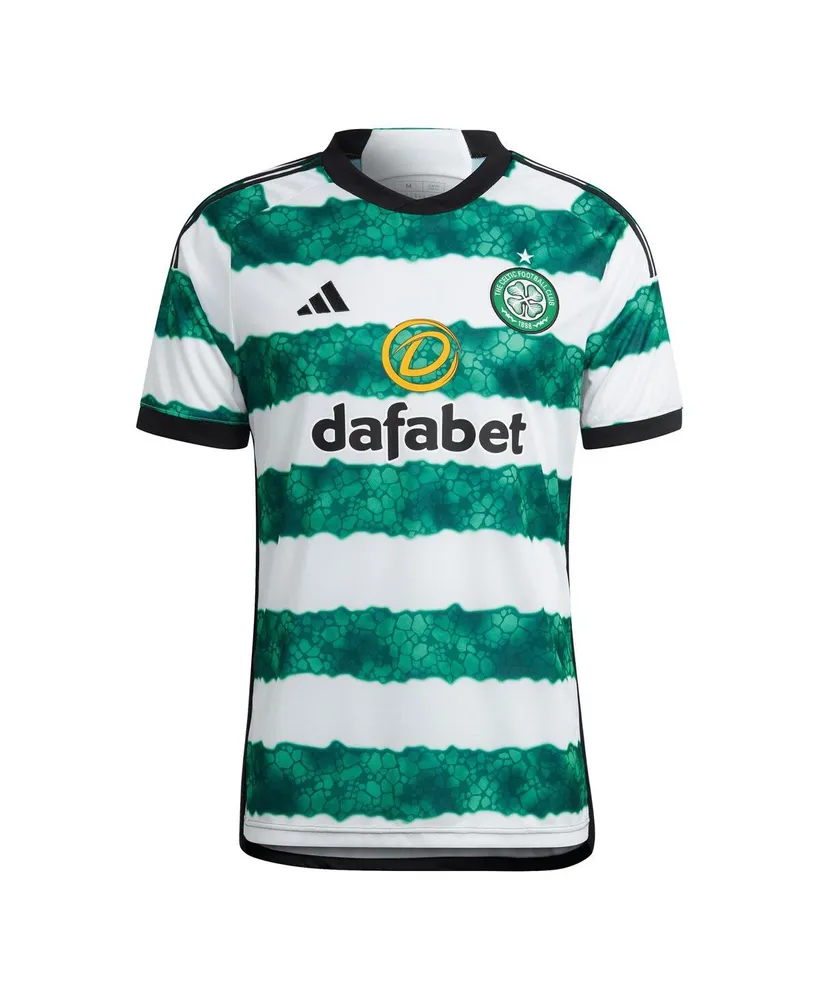 Men's adidas White Celtic 2023/24 Home Replica Jersey