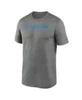 Men's Nike Heather Gray Los Angeles Chargers Sideline Legend Performance T-shirt