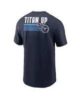 Men's Nike Navy Tennessee Titans Blitz Essential T-shirt