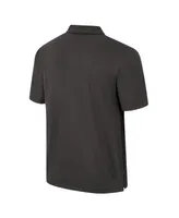Men's Colosseum Charcoal Iowa Hawkeyes Two Yutes Polo Shirt