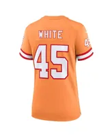 Women's Nike Devin White Orange Tampa Bay Buccaneers Throwback Game Jersey