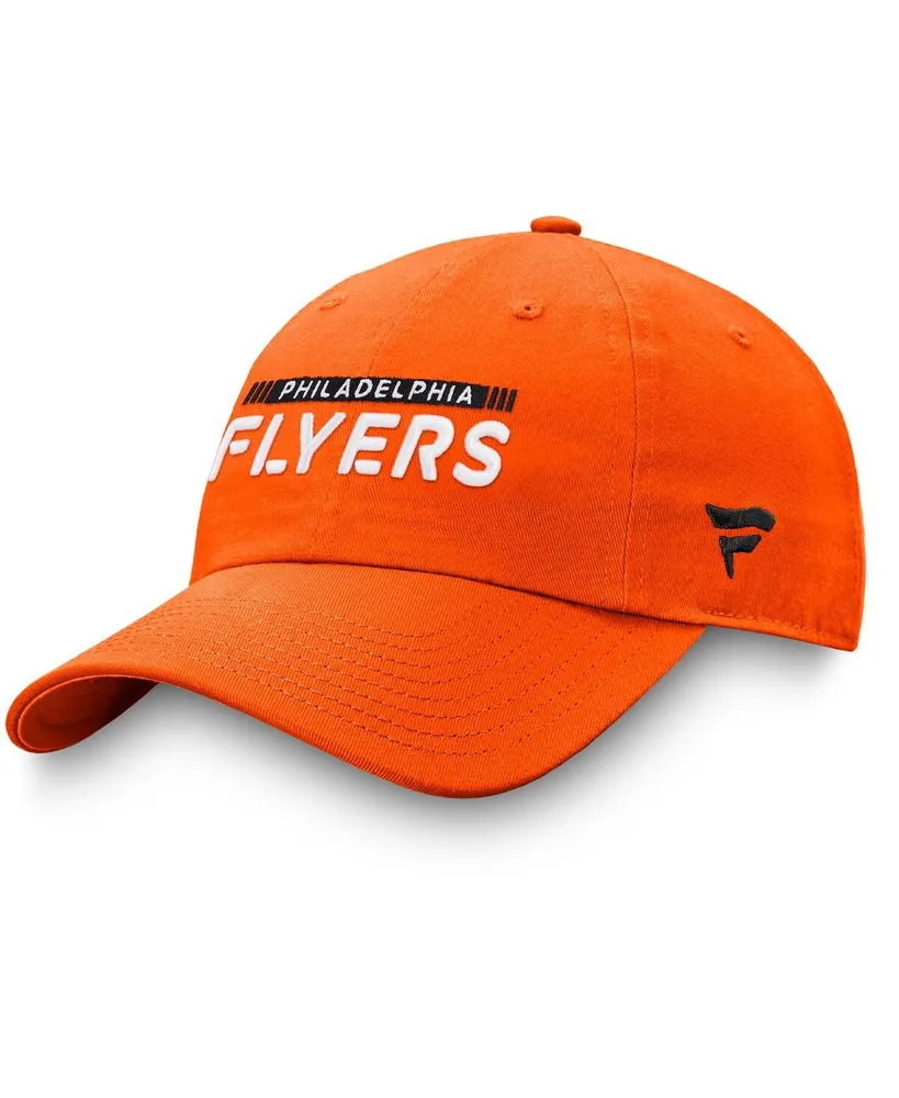 Men's Fanatics Orange Philadelphia Flyers Authentic Pro Rink Adjustable Hat