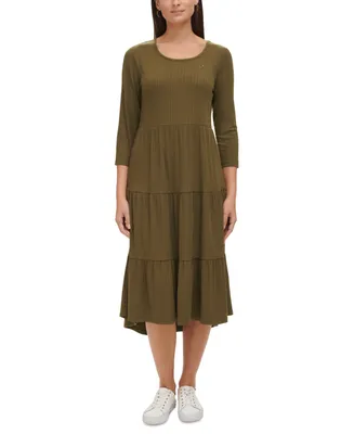 Tommy Hilfiger Women's Tiered A-Line Dress