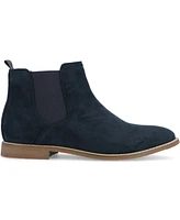 Vance Co. Men's Marshall Wide Width Tru Comfort Foam Pull-On Round Toe Chelsea Boots
