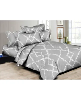 Superity Linen King Duvet Cover Set - 4 Piece