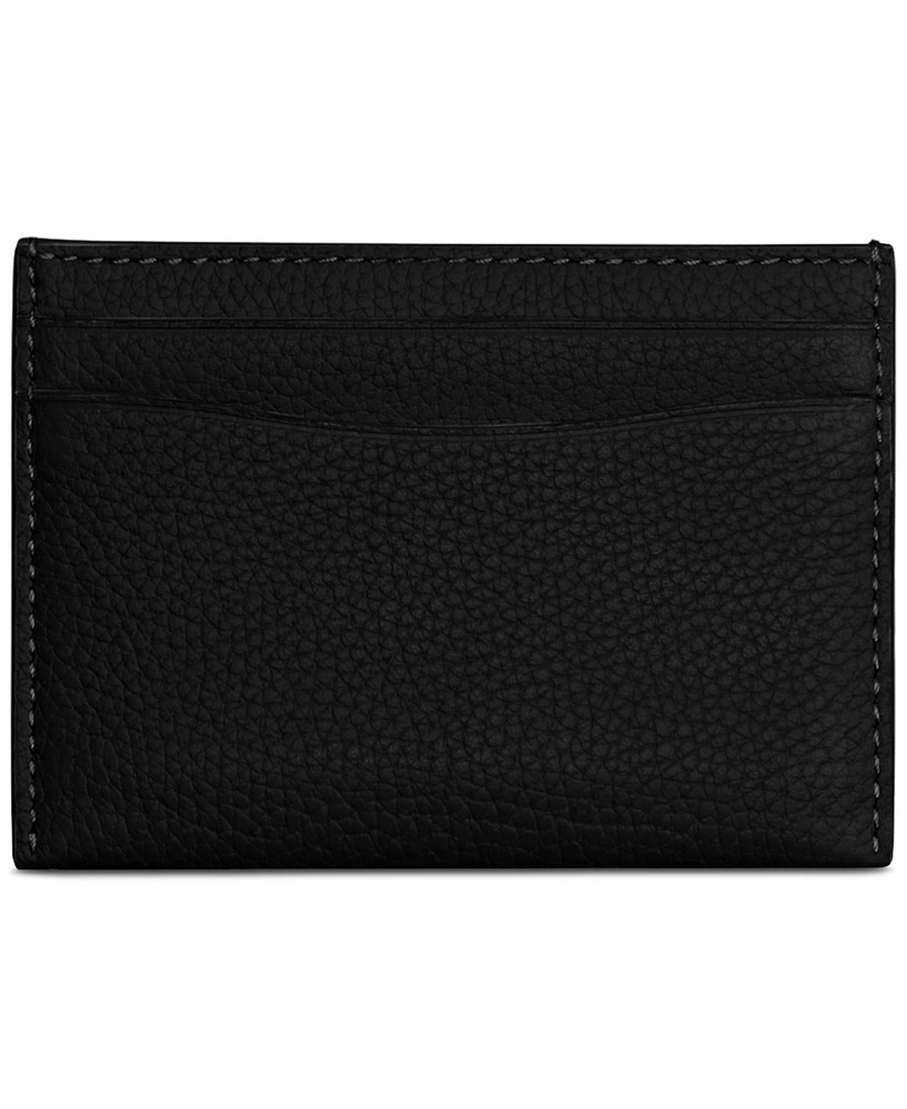 Coach Essential Polished Pebble Leather Card Case