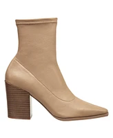 French Connection Women's Lorenzo Leather Block Heel Boots