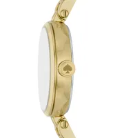 kate spade new york Women's Holland Quartz Three Hand Gold-Tone Stainless Steel Watch 28mm