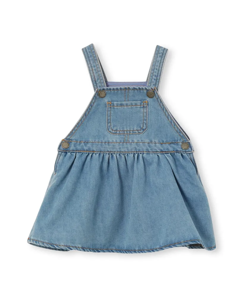 Amazon.com: Girls Denim Dungaree Dress Girls Fashion Denim Skirt Stretch  Jeans Dungarees Dress Pinafore with Pocket Blue 6-7 Years: Clothing, Shoes  & Jewelry