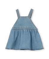 Cotton On Baby Girls Lara Denim Pinafore Dress