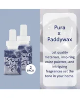 Pura Paddywax - Ocean Tide & Sea Salt - Home Scent Refill - Smart Home Air Diffuser Fragrance - Up to 120-Hours of Luxury Fragrance per Refill