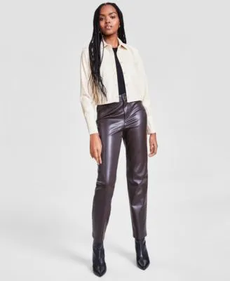 H&M+ Faux Leather Leggings