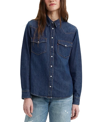 Levi's Women's The Ultimate Western Cotton Denim Shirt