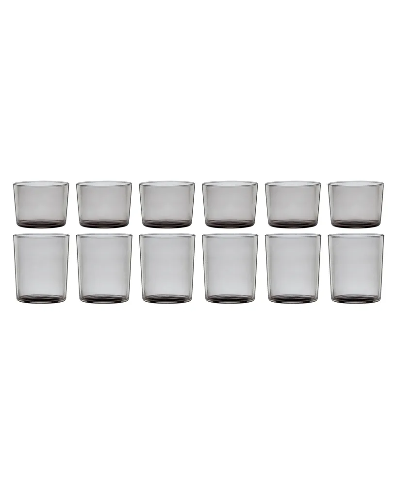 Oneida Stackables Smoke Drinkware, Set of 12