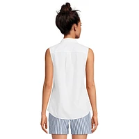 Lands' End Women's Petite No Iron Sleeveless Shirt