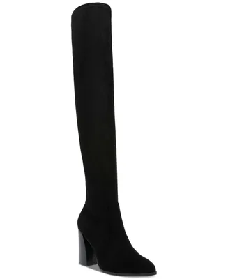 Dv Dolce Vita Women's Gollie Wide-Calf Block-Heel Over-The-Knee Boots