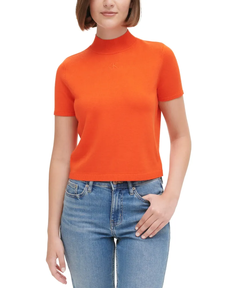Calvin Klein Mens Short Sleeve Crew Neck Cotton Monogram Logo T-Shirt :  : Clothing, Shoes & Accessories