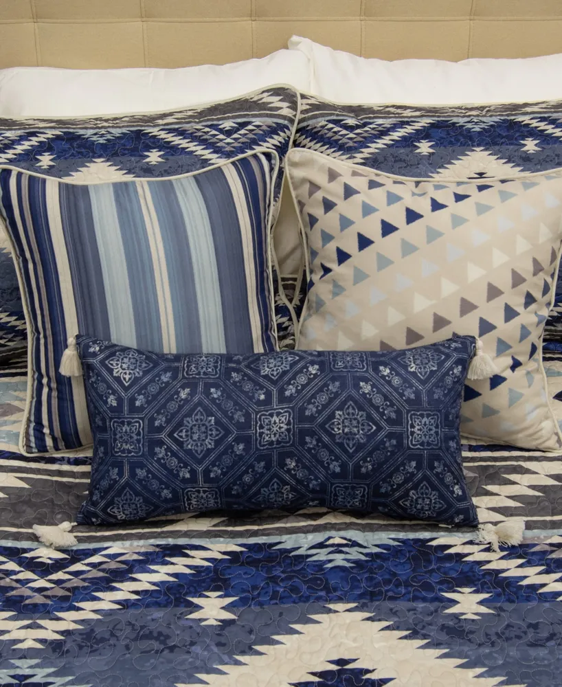 Donna Sharp Desert Hill Tile Rectangle Decorative Pillow, 11" x 22"