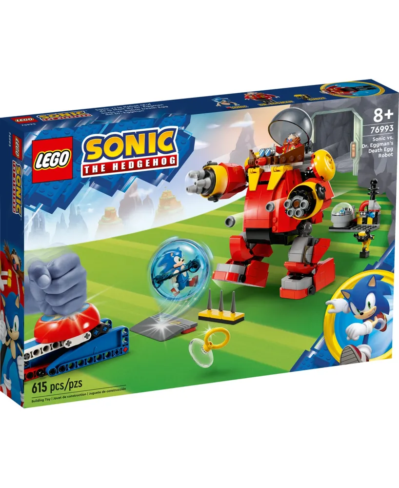 Lego Sonic The Hedgehog 76993 Sonic vs Dr. Eggman's Death Egg Robot Toy Building Set