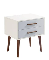 Ink+Ivy Jeremy 26" High Wood Leg Storage Nightstand