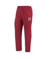 Men's Concepts Sport Crimson, Heathered Charcoal Harvard Crimson Meter Long Sleeve T-shirt and Pants Sleep Set