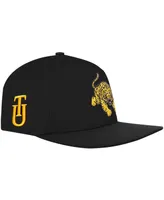 Men's Pro Standard Black Tuskegee Golden Tigers Arch Over Logo Evergreen Snapback Hat