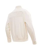 Men's Pro Standard Cream Washington Commanders Neutral Full-Zip Jacket