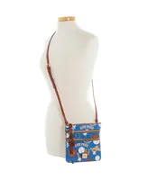 Women's Dooney & Bourke New York Mets Game Day Triple Zip Crossbody Purse