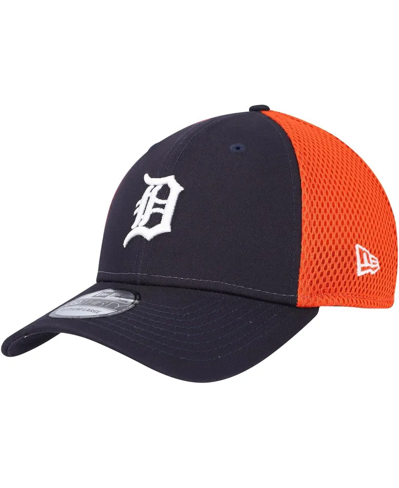 Men's New Era Navy Detroit Tigers Team Neo 39THIRTY Flex Hat