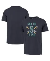 Men's '47 Brand Navy Seattle Mariners Hr Celebration T-shirt