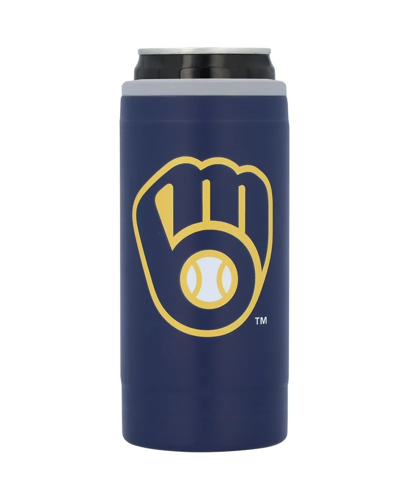 Milwaukee Brewers 12 Oz Flipside Powdercoat Slim Can Cooler