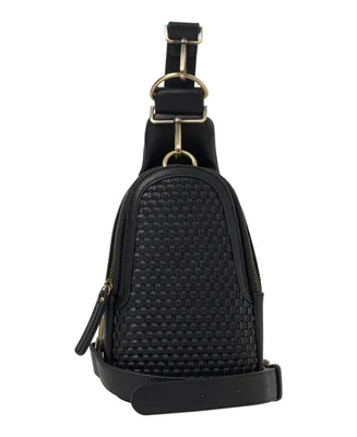 Urban Originals Liberty Woven Faux Leather Sling Bag