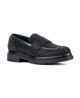 New York & Company Women's Abigail- Slip-on Lug Sole Loafers