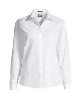 Lands' End Women's Plus No Iron Button Front Shirt