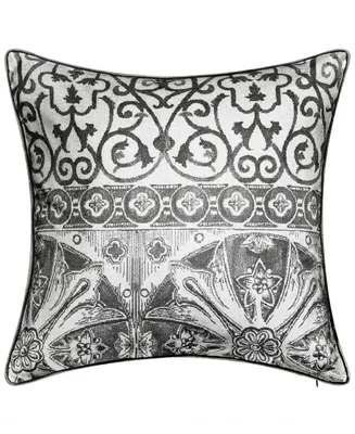 Nybg Menorca Border Print Decorative Pillow, 20" x