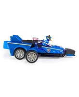 Paw Patrol The Mighty Movie, Chase's Mighty Converting Cruiser with Mighty Pups Action Figure, Lights and Sounds