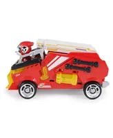 Paw Patrol- The Mighty Movie, Firetruck Toy with Marshall Mighty Pups Action Figure