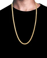 Blackjack Men's Wide Herringbone 20" Chain Necklace Stainless Steel