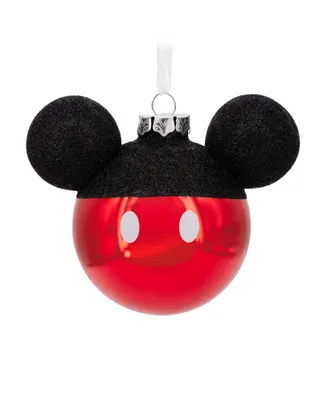 Hallmark Christmas Ornament Disney Mickey Mouse Icon Blown Glass - Multi