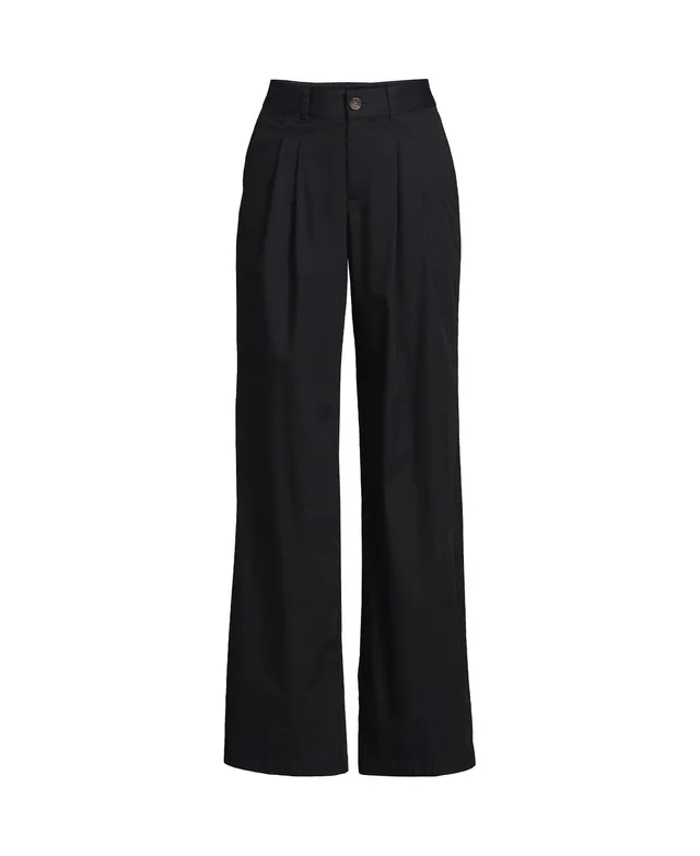 Lands' End Plus Flex High Rise Wide Leg Pants